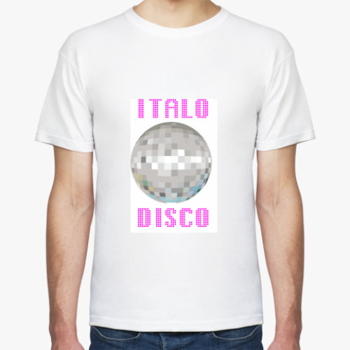 Футболка с принтом Italo Disco