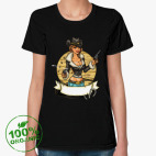 Женская футболка органик