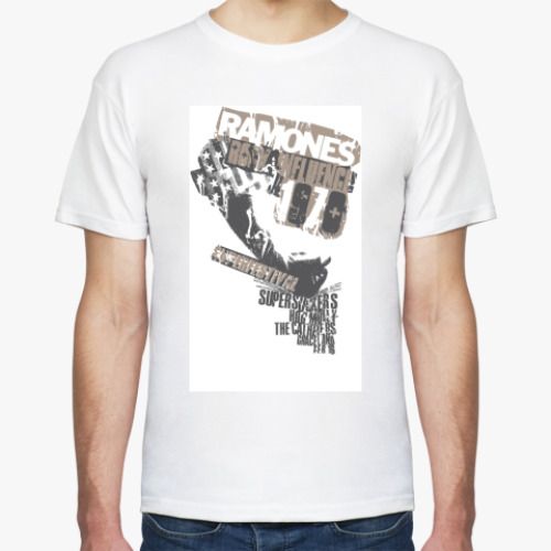 Футболка с принтом Ramones