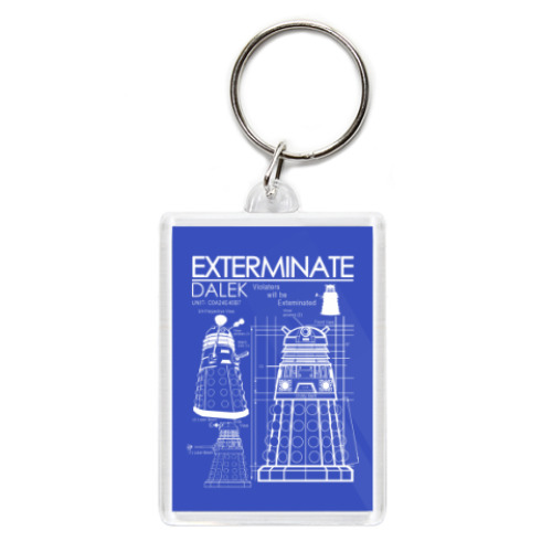 Брелок с принтом Dalek plan