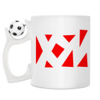 Кружка с футбольным мячиком