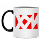 Кружка двухцветная