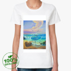 Женская футболка органик