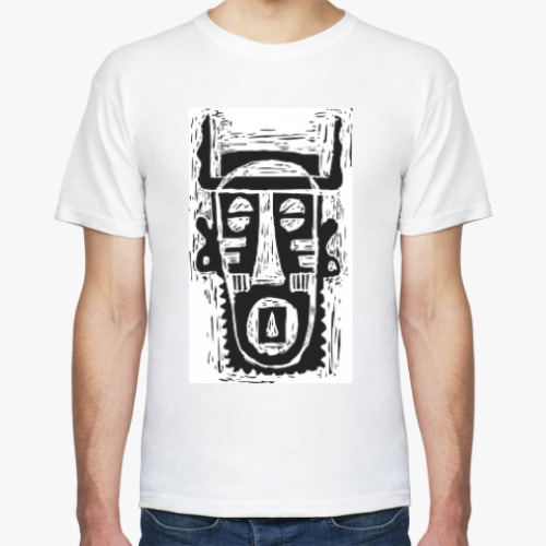 Футболка с принтом Маска