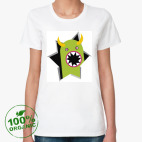 Женская футболка органик