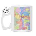 Кружка с футбольным мячиком