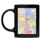 Кружка цветная UV-DTF