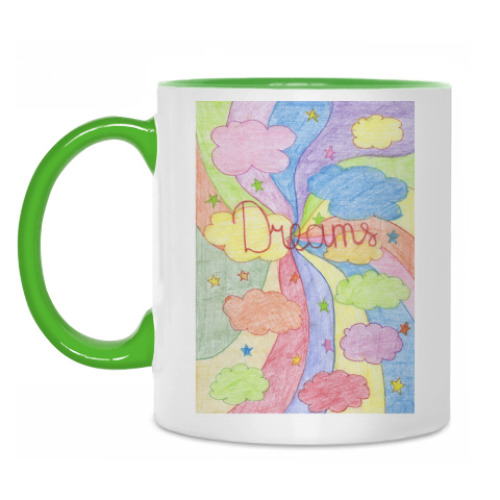 Кружка с принтом Dreams