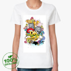 Женская футболка органик