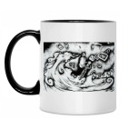 Кружка двухцветная