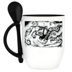 Кружка с ложкой