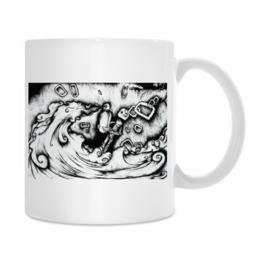 Кружка с принтом Стихия