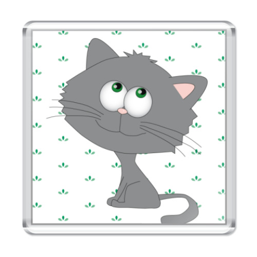 Магнит с принтом   Space cat