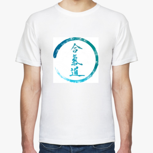 Футболка с принтом Айкидо