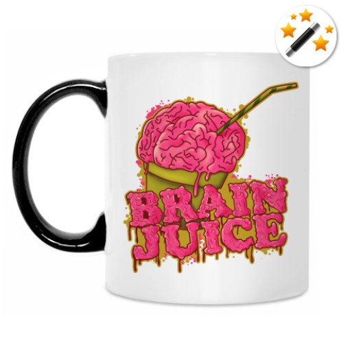 Кружка-хамелеон с принтом Напиток