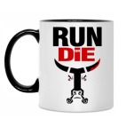 Кружка двухцветная