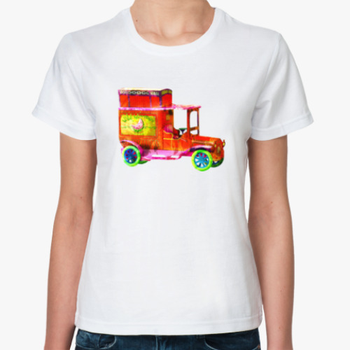 Классическая футболка с принтом Wild Watermelon Company