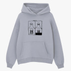 Толстовка худи оверсайз