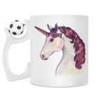 Кружка с футбольным мячиком