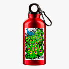 Металлическая бутылка 400 мл UV-DTF