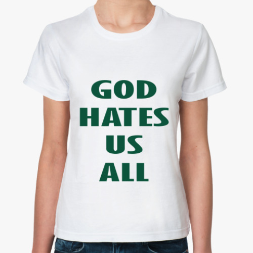 Классическая футболка с принтом  Californication