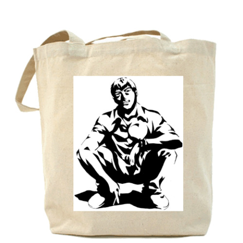 Сумка шоппер с принтом GTO