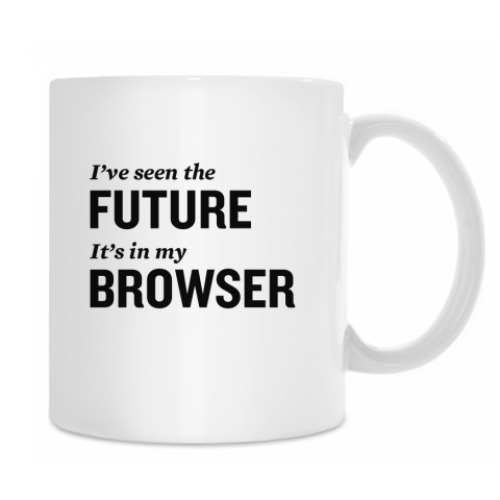 Кружка с принтом HTML5