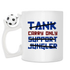 Кружка с футбольным мячиком