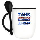 Кружка с ложкой