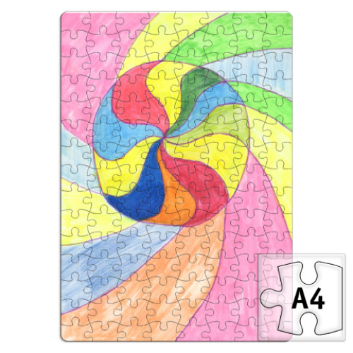 Пазл с принтом  'Леденец'