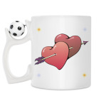 Кружка с футбольным мячиком