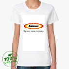 Женская футболка органик