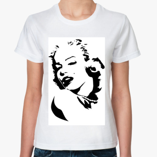 Классическая футболка с принтом Monroe