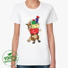 Женская футболка органик