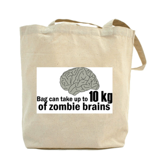 Сумка шоппер с принтом Зомби.how to kill a zombie