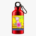 Металлическая бутылка 400 мл UV-DTF