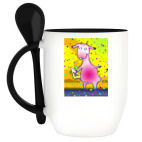 Кружка с ложкой