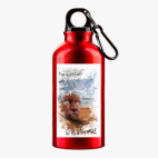 Металлическая бутылка 400 мл UV-DTF