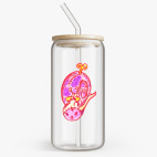 Банка с бамбуковой крышкой