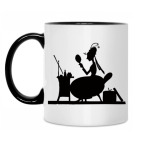 Кружка двухцветная