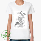 Женская футболка органик