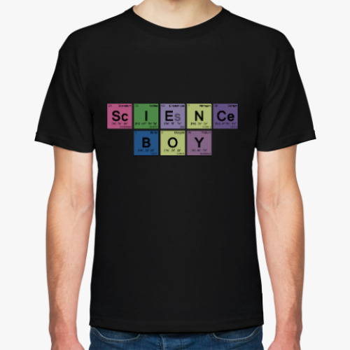 Футболка с принтом Science Boy