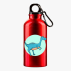 Металлическая бутылка 400 мл UV-DTF