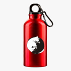 Металлическая бутылка 400 мл UV-DTF