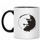 Кружка двухцветная