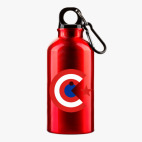 Металлическая бутылка 400 мл UV-DTF