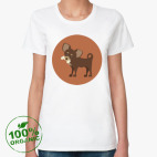 Женская футболка органик