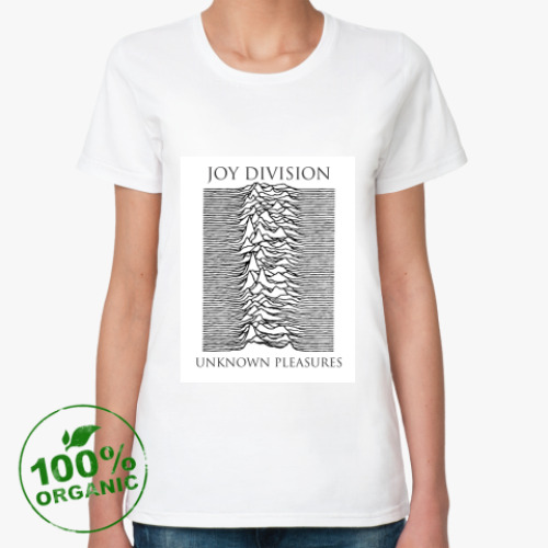 Женская футболка из органик-хлопка с принтом Joy Division