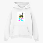 Толстовка худи оверсайз