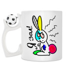 Кружка с футбольным мячиком